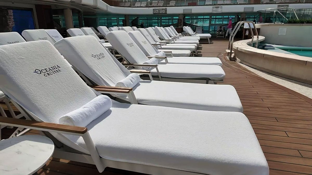 Oceania Allura Pool Deck Lounger