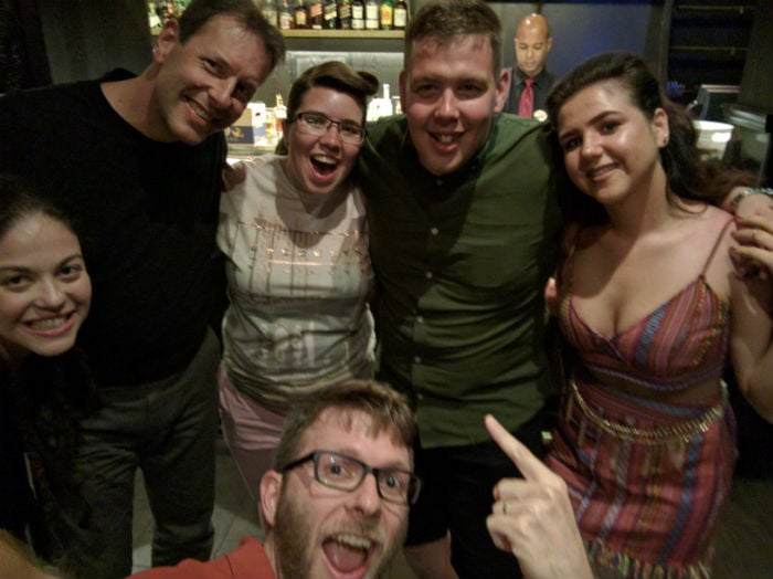 fun group in the pub aborad freedom of the seas